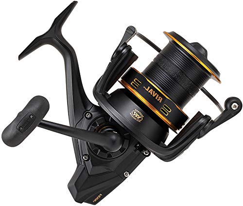 Mulineta de spinning PENN Rival Longcast Gold, pescuit maritim, usoara,