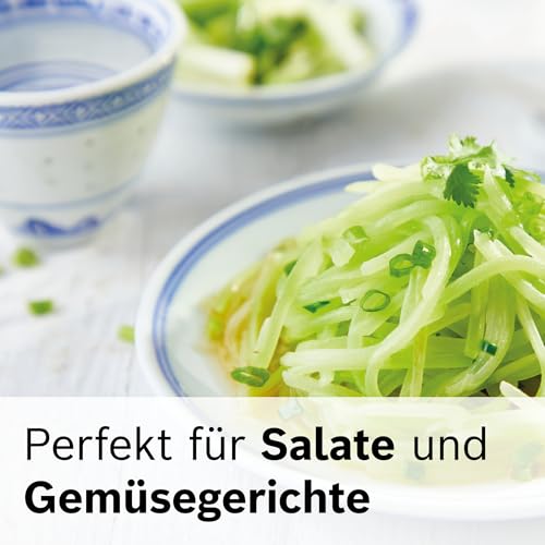 Felie de legume asiatice Bosch MUZ45AG1, pentru fasii fine de