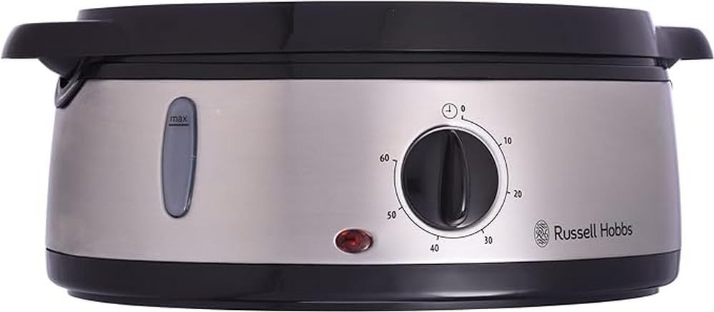 Russell Hobbs Steamer 9,0 l - Multicooking: 3 recipiente pentru gătit cu