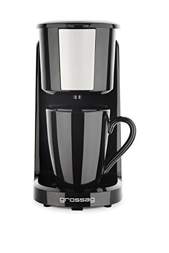 grossag Filtru de cafea single 1322 KA 8.17 din otel inoxidabil negru