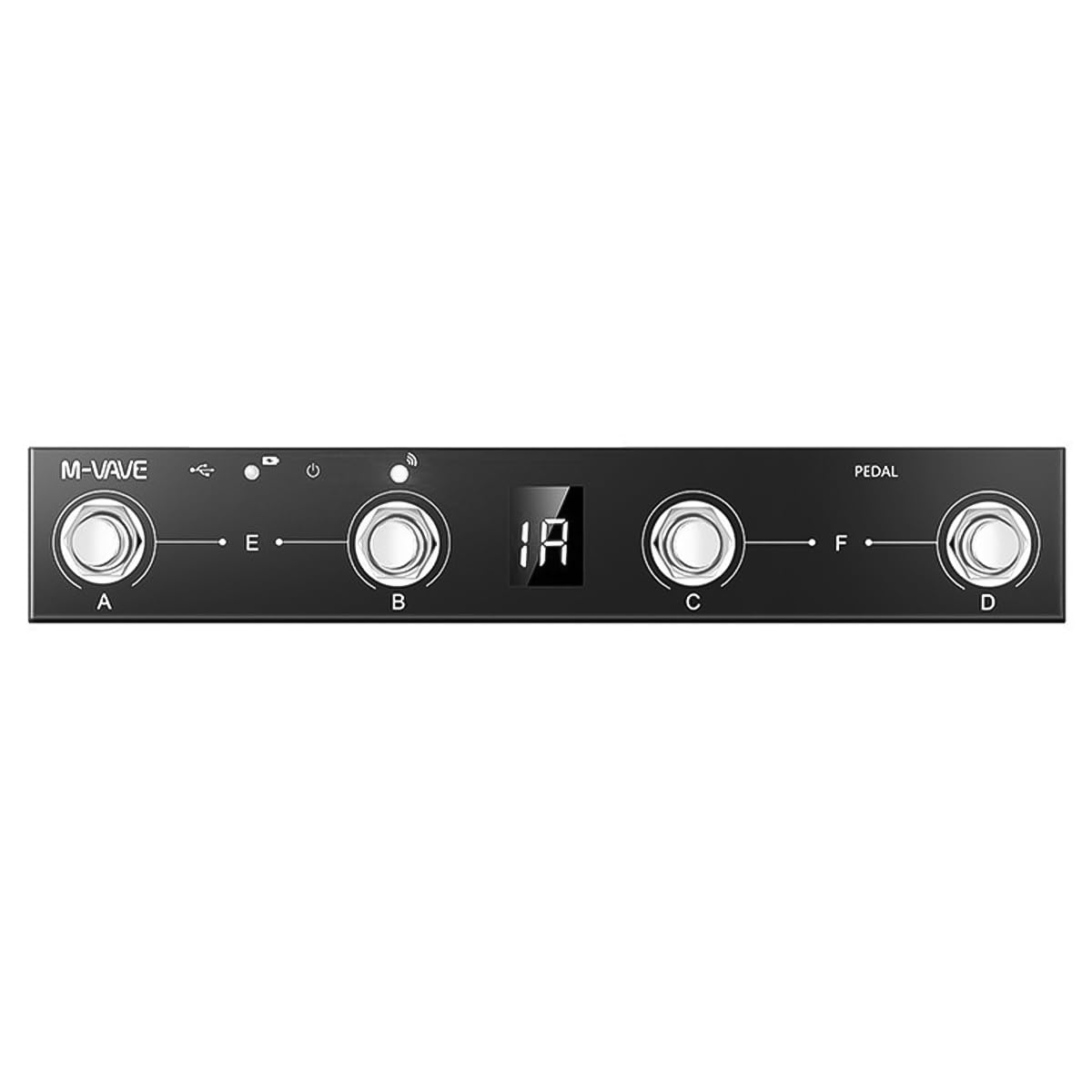 VOANZO M-VAVE Chocolate BT, controler MIDI wireless, reincarcabila, pedala portabila
