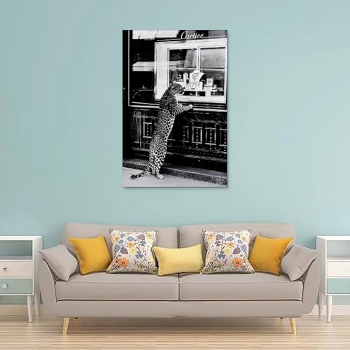 BAIYOUS Poster alb-negru la moda, arta murala, pictura decorativa, dormitor,