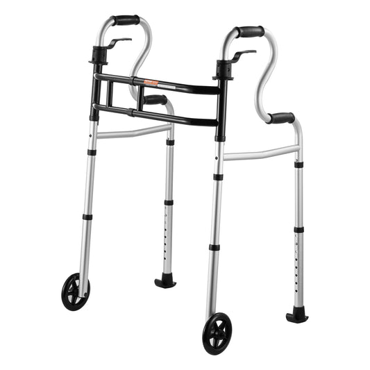 Rollator pliabil 3-in-1 VEVOR, ajutor pentru mobil