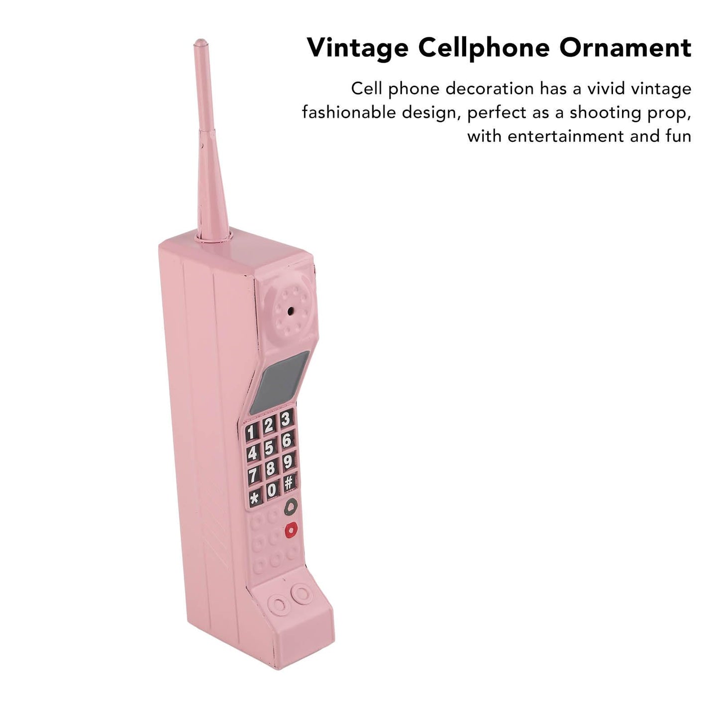Ornament telefon mobil din caramida Focket, telefon mobil vintage din