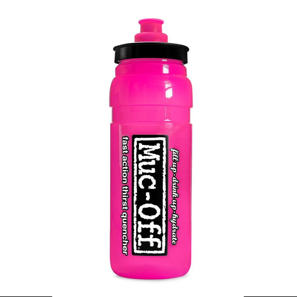 Sticla de apa Muc-Off Elite Fly, roz, 550 ml -