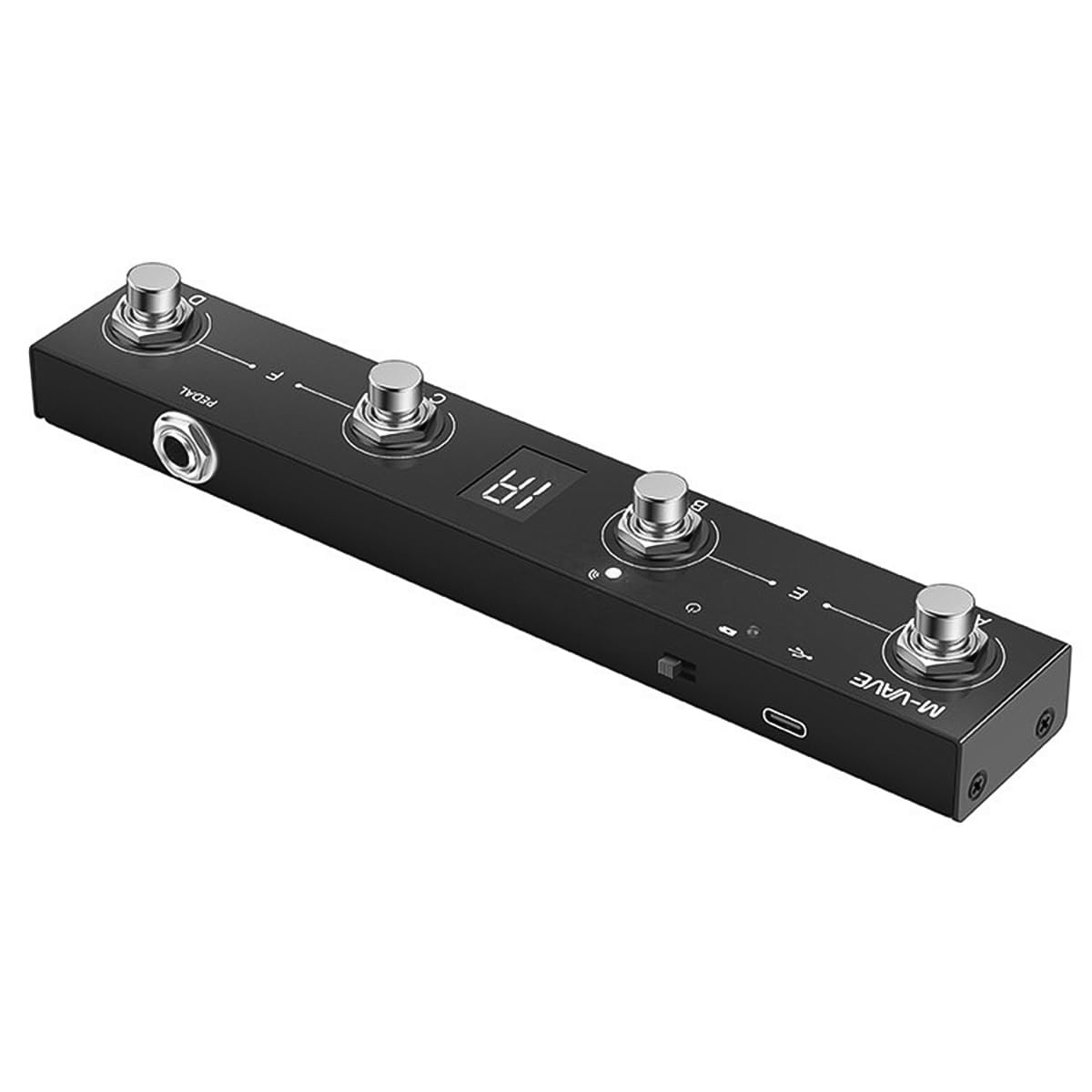 VOANZO M-VAVE Chocolate BT, controler MIDI wireless, reincarcabila, pedala portabila