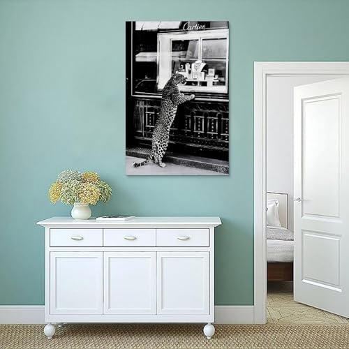 BAIYOUS Poster alb-negru la moda, arta murala, pictura decorativa, dormitor,