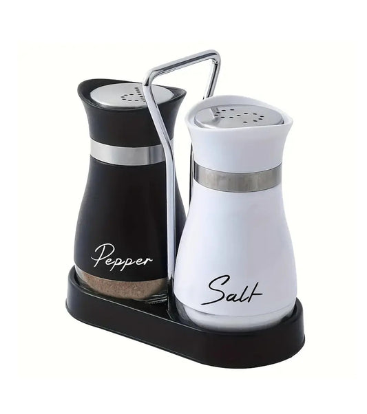 Set solnita si pipernita, sticle mici de condimente din sticla
