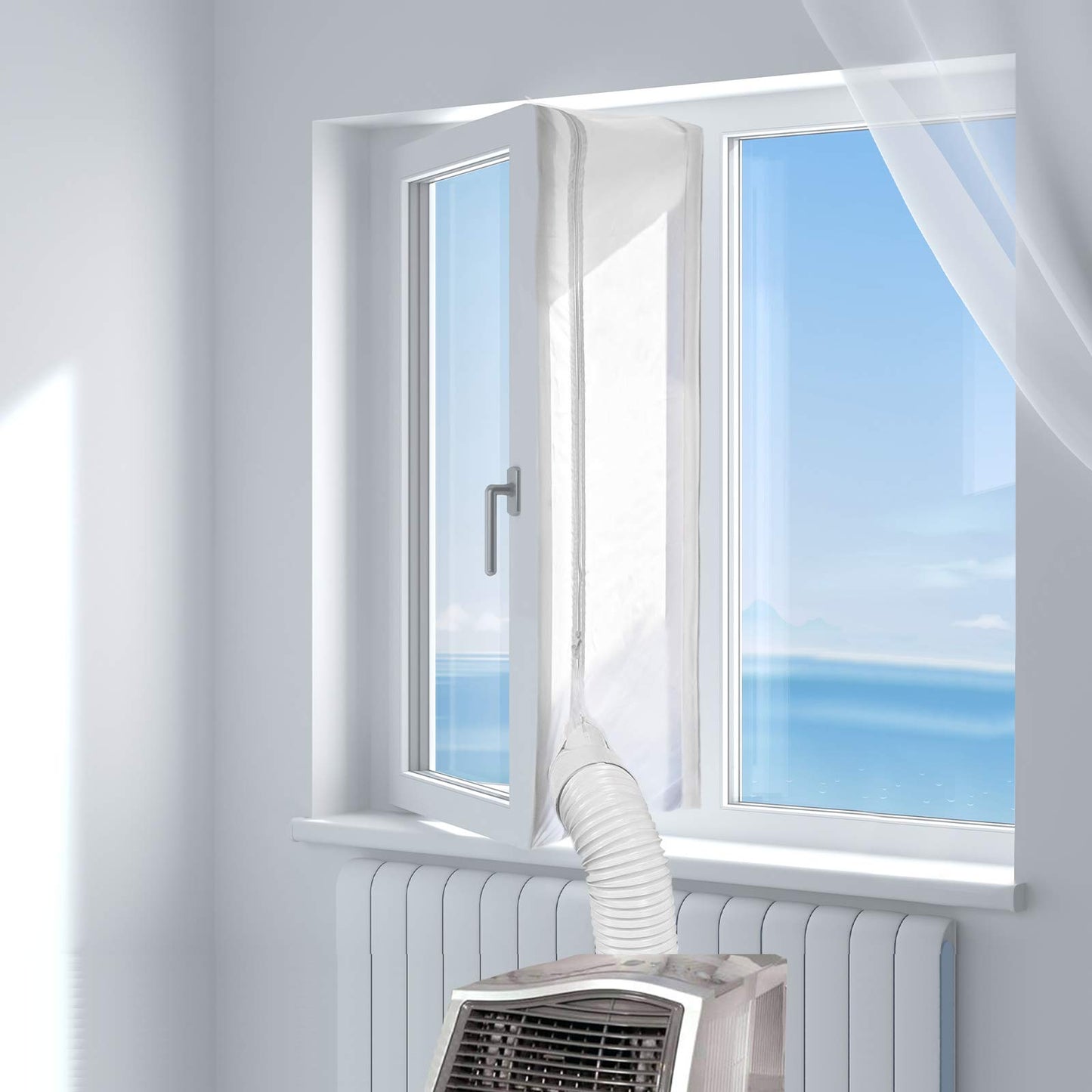 Garnitura universala pentru fereastra HOOMEE 560CM pentru aer conditionat portabil,