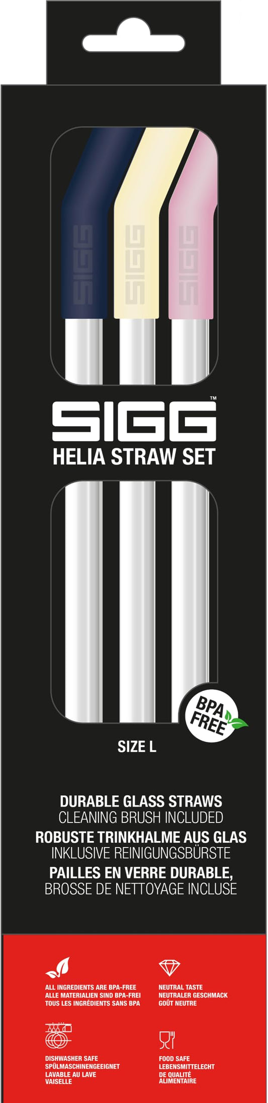 Set de paie de sticla SIGG Helia (4 piese), Set