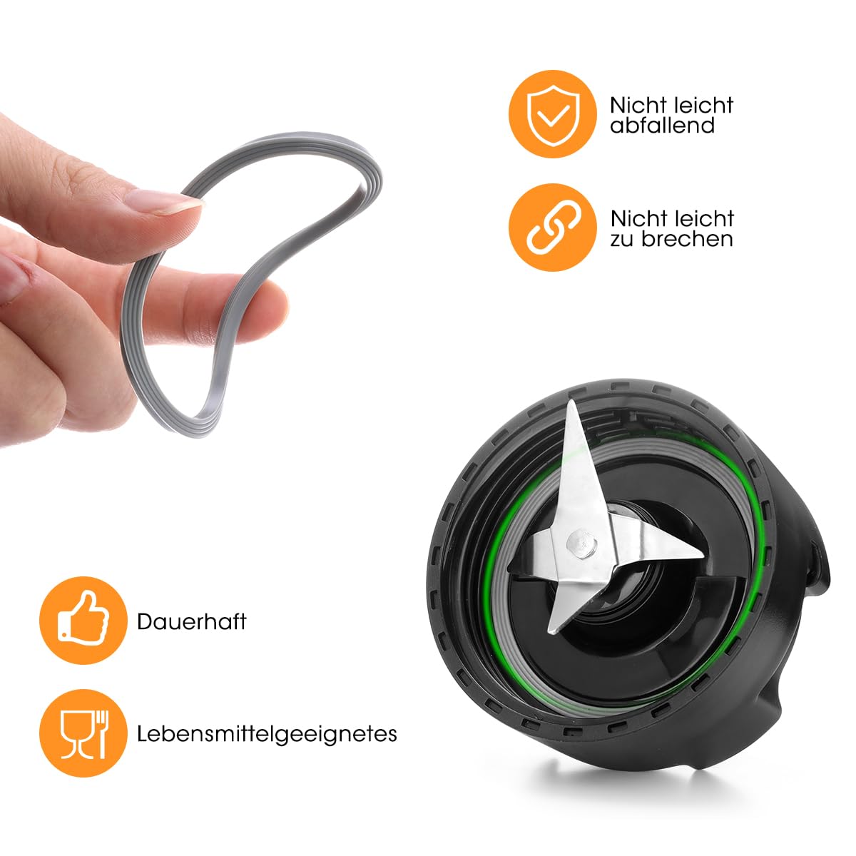 Aieve Pachet de 6 inele de etansare, garnitura de cauciuc,