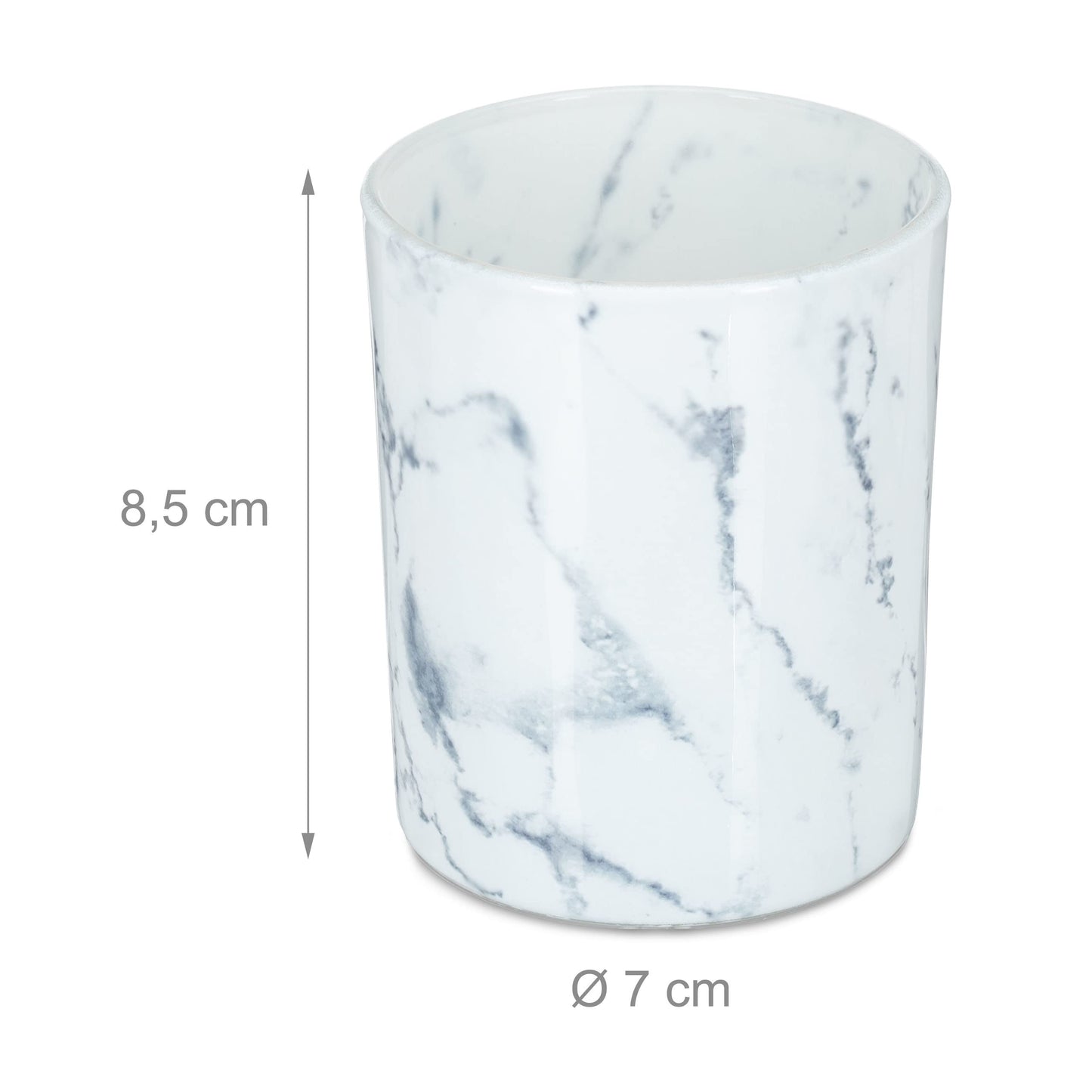 Pahare Relaxdays pentru lumanari tip pastila, set de 12, suporturi