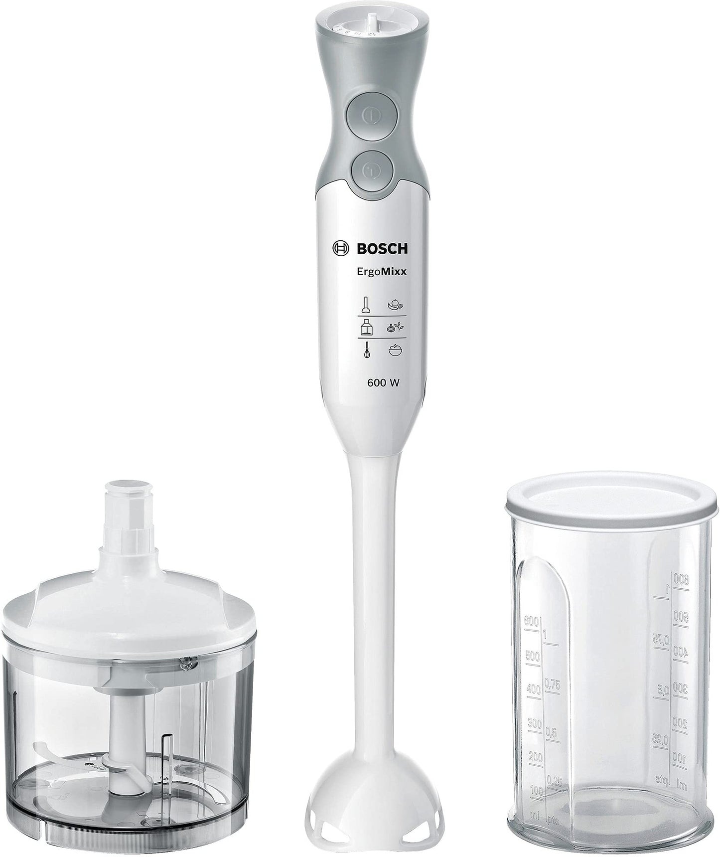 Blender de mână Bosch ErgoMixx MSM66020GB 600W - Alb