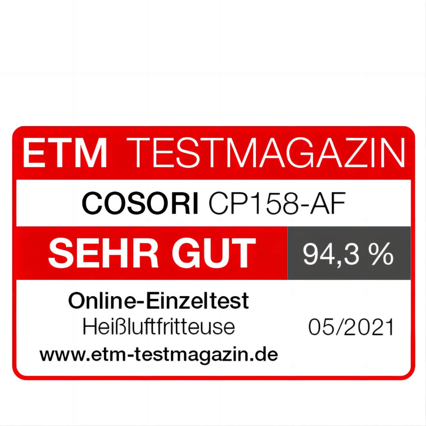 Friteuza cu aer cald COSORI 5.5L