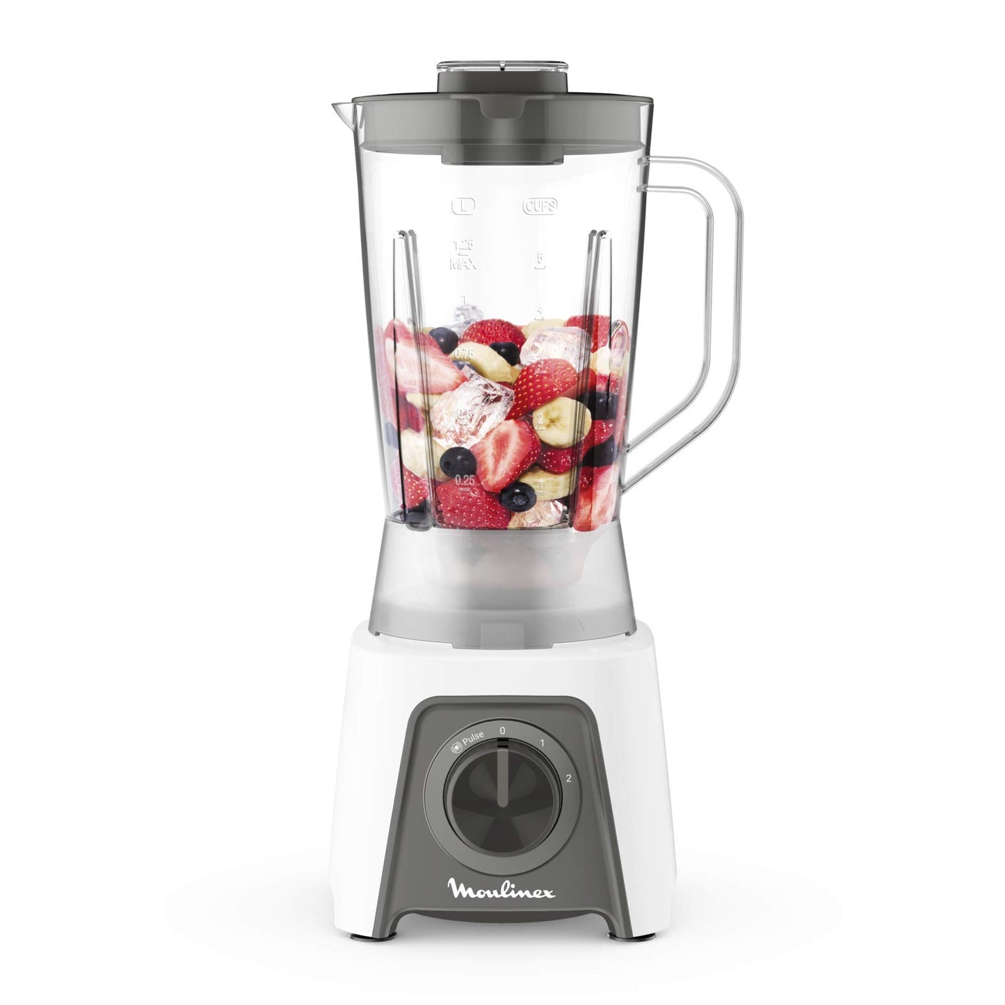 Moulinex Blendeo + Blender electric, 450 W, 1,5 L, Tocător cu 2