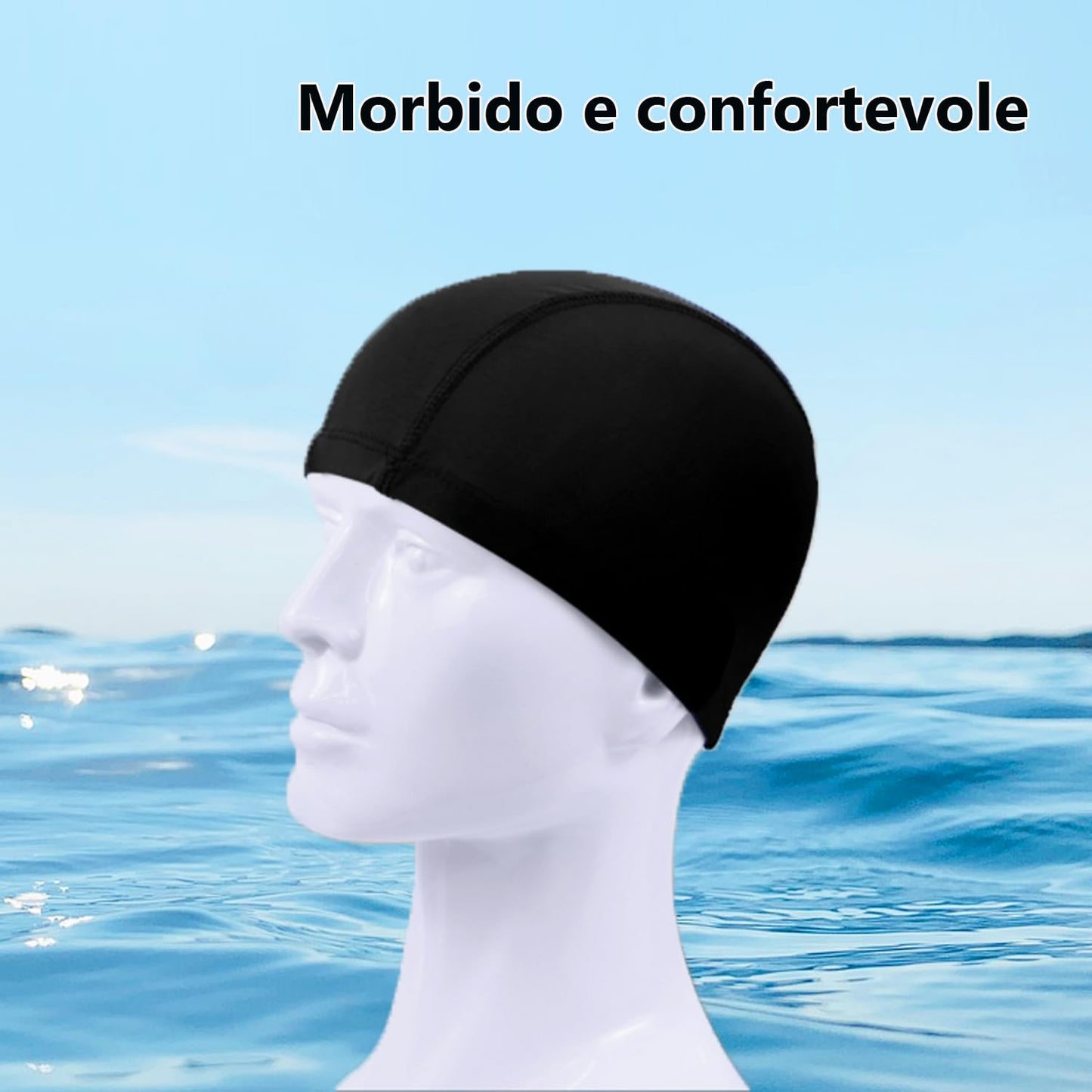 2 bucati casca de inot unisex pentru femei si barbati