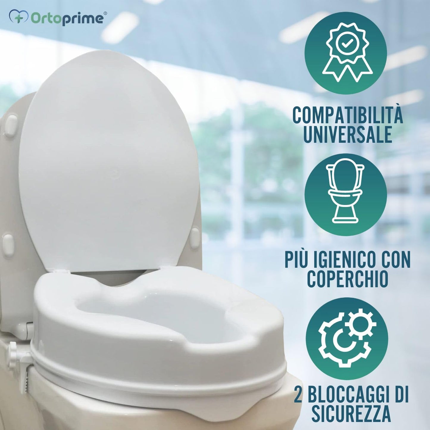Scaun WC Rialt pentru persoane cu dizabilitati Ort