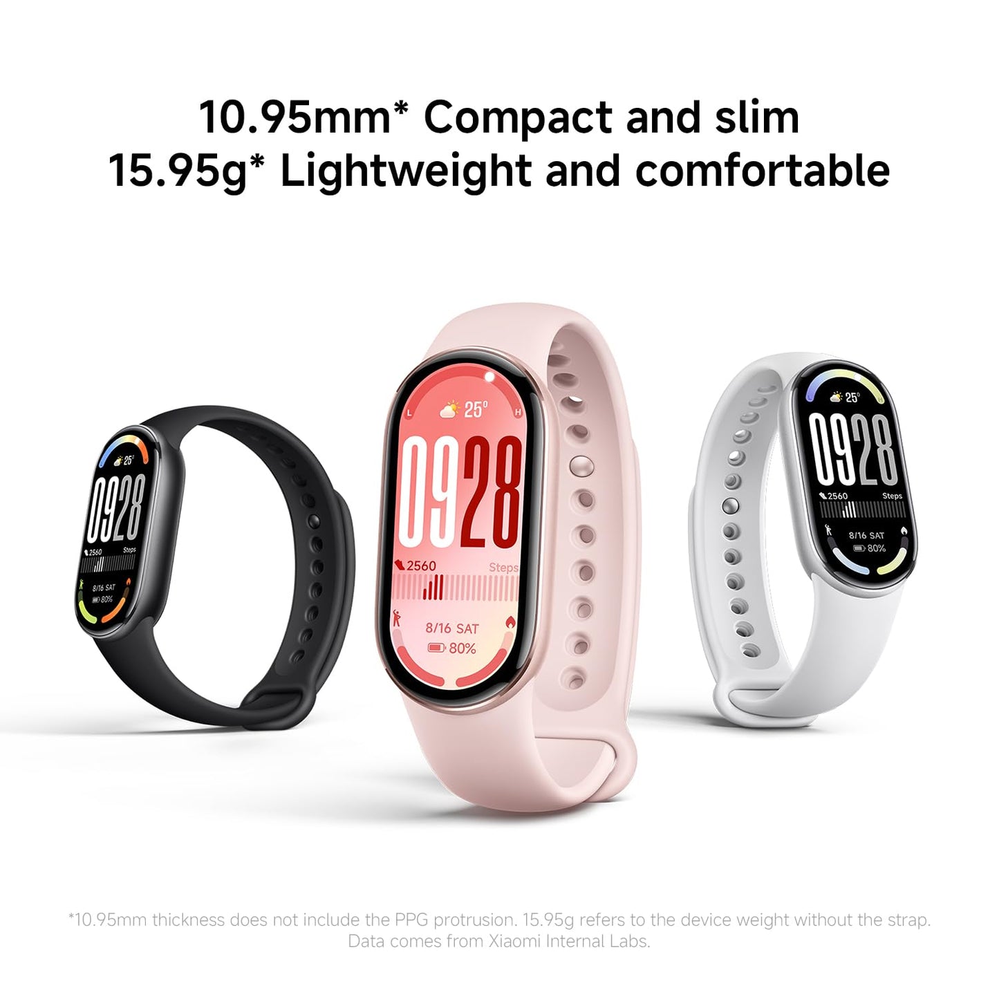 Xiaomi Smart Band 10 (Fitness Tracker), ecran AMOLED de 1,72",
