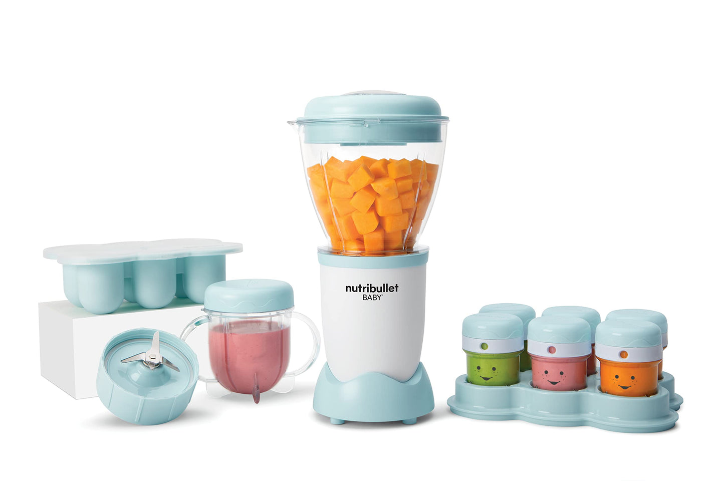 Nutribullet Baby Blender, Blender electric, Accesorii mici pentru copii, Ochelari fără BPA,