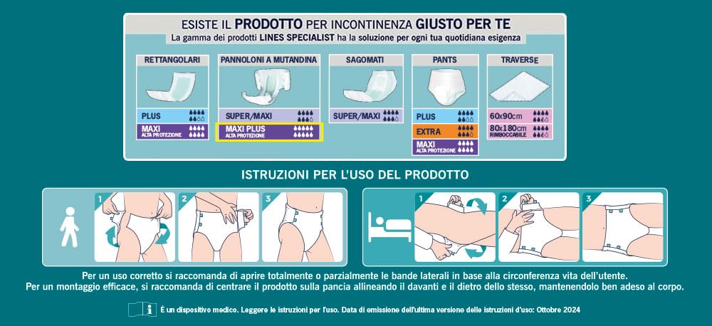 Pantaloni de incontinenta Lines Specialist Maxi Pl