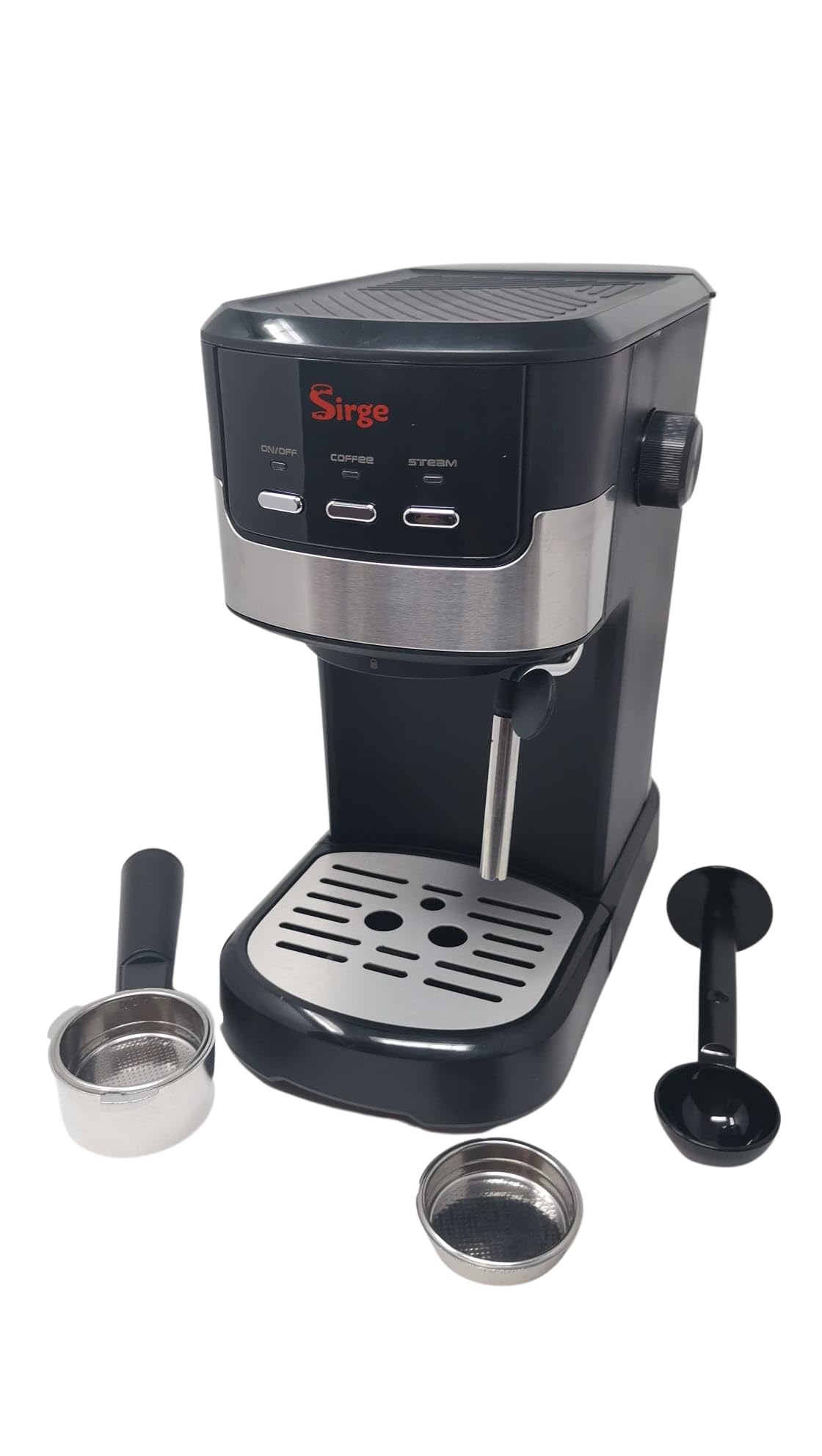 Aparat Espresso si Cappuccino Sirge CREMAEXPRESSO+ cu 2 filtre, 1100 W, 15