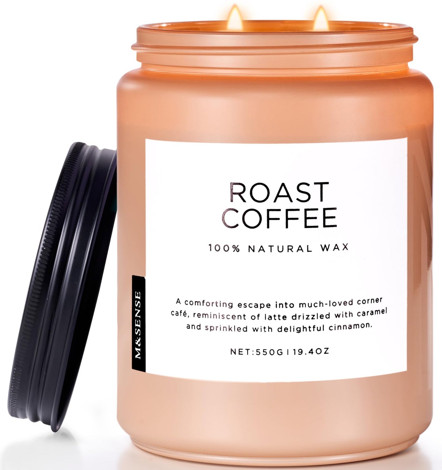 Lumanari cu parfum puternic de cafea M&SENSE, lumanare din ceara