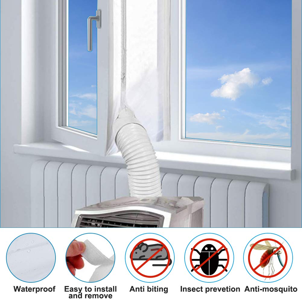 MOEGFY 500CM Garnitura universala pentru ferestre pentru uscator portabil de