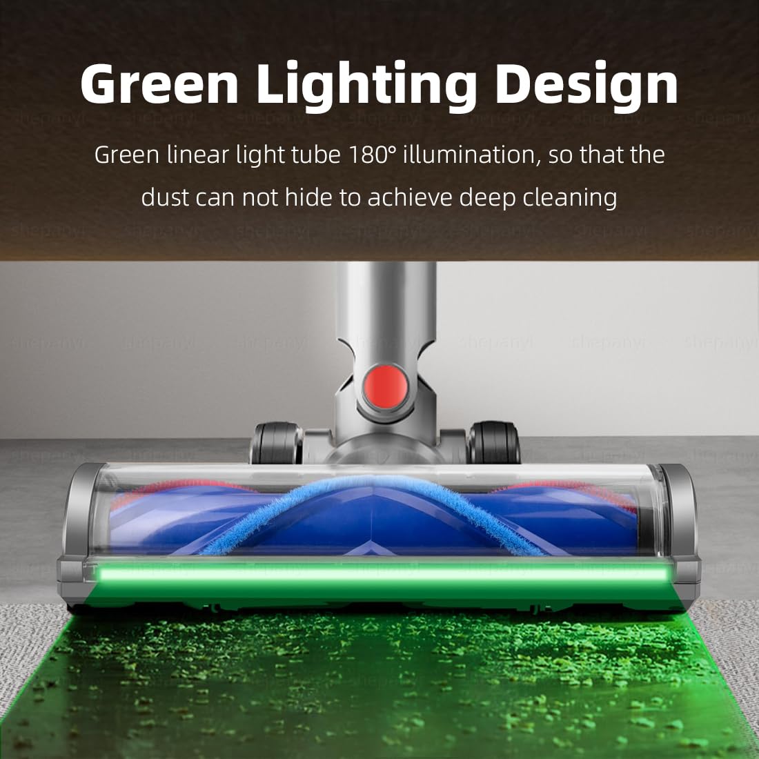 Perie LED shepanyi compatibila cu Dyson V12 Detect Slim. Piese
