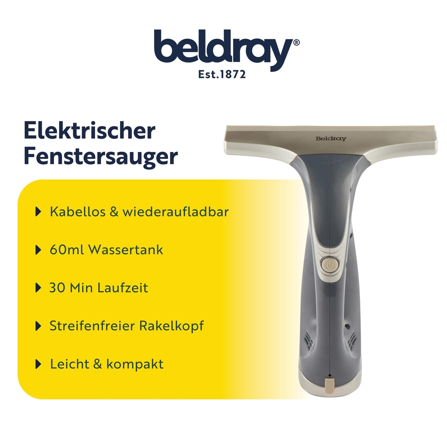 Aspirator de geamuri fara fir Beldray Titanium – Aspirator de