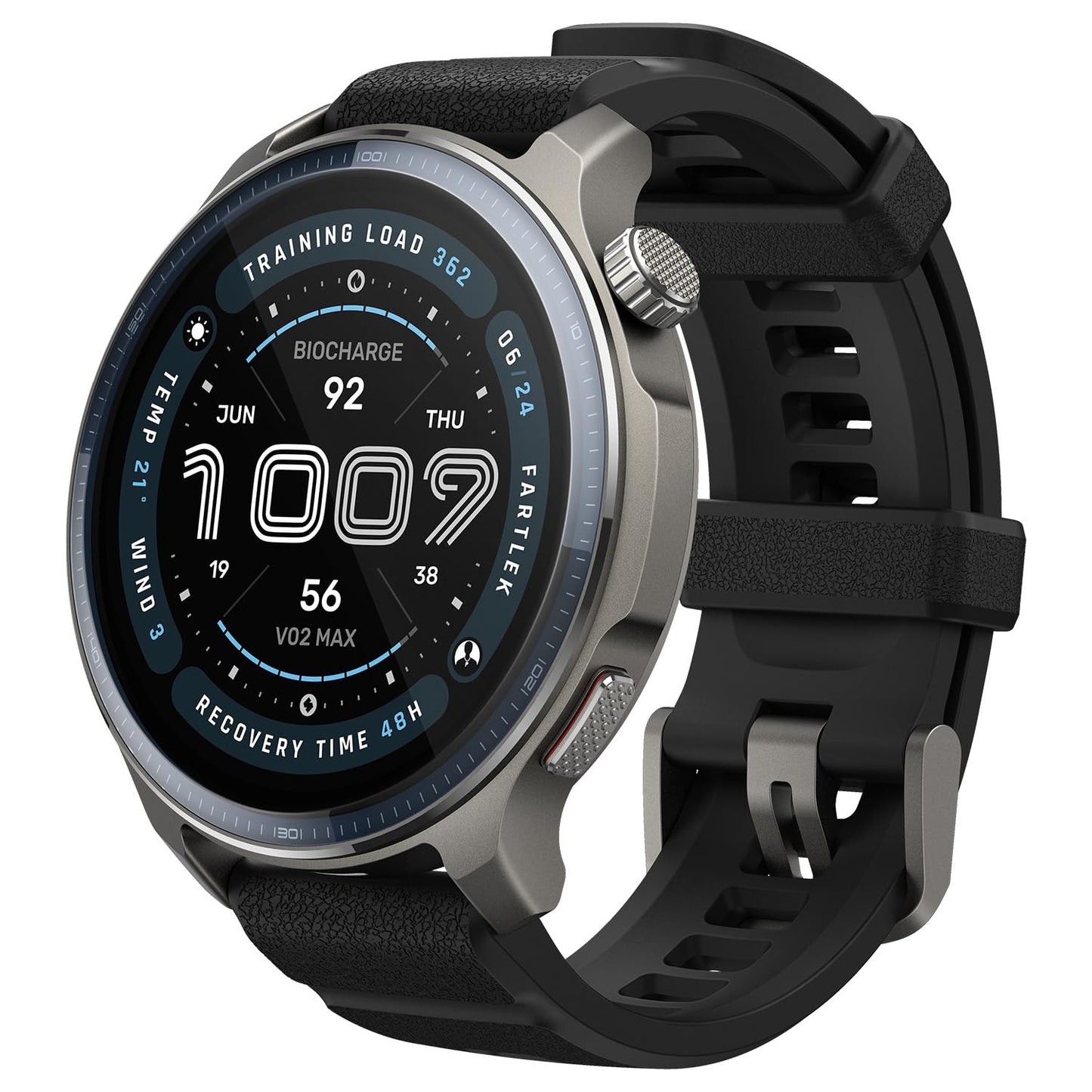 Ceas inteligent Amazfit Balance 2 47mm, ecran AMOLED de 1.5",