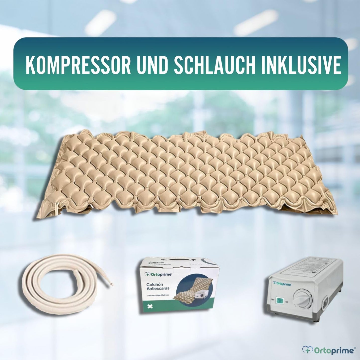 Saltea OrtoPrime Anti-Decubit cu Presiune Alternanta - 200x90x7cm - Include