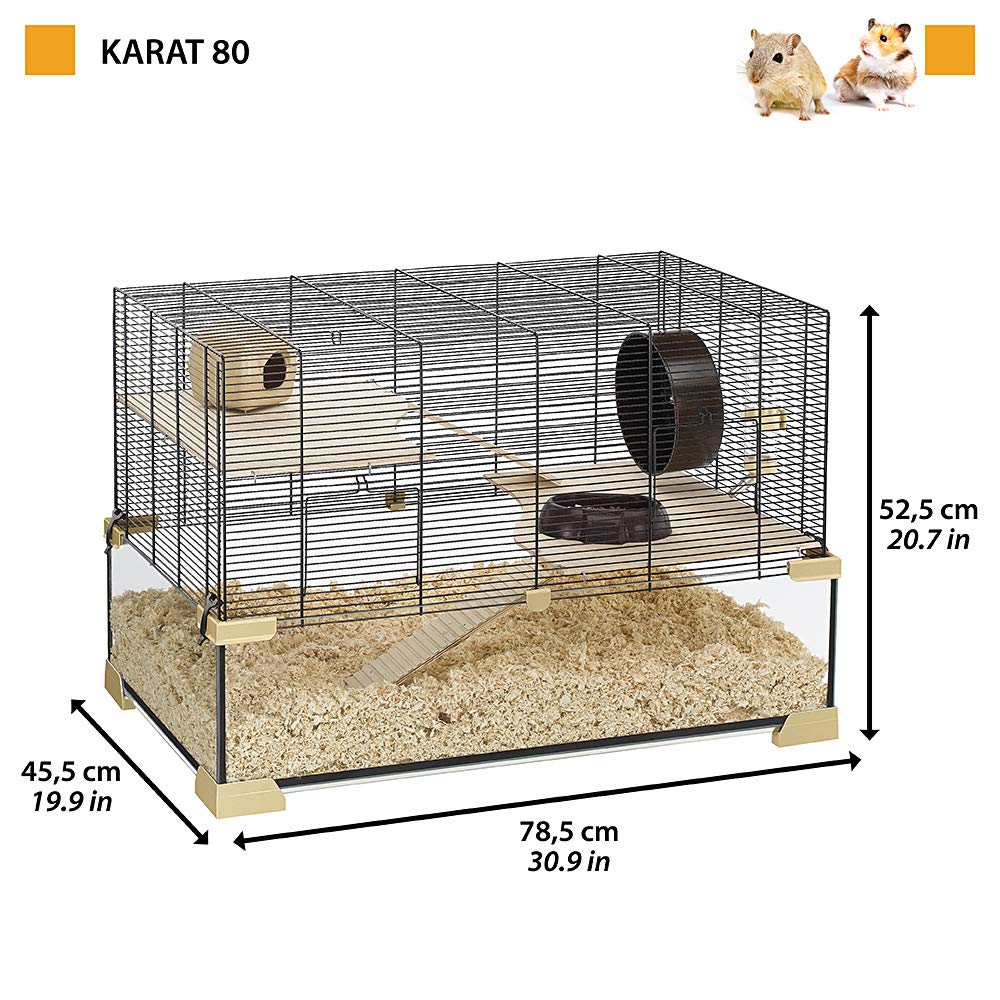 Cusca Ferplast pentru hamsteri sau soareci carate 80 rozatoare mici,