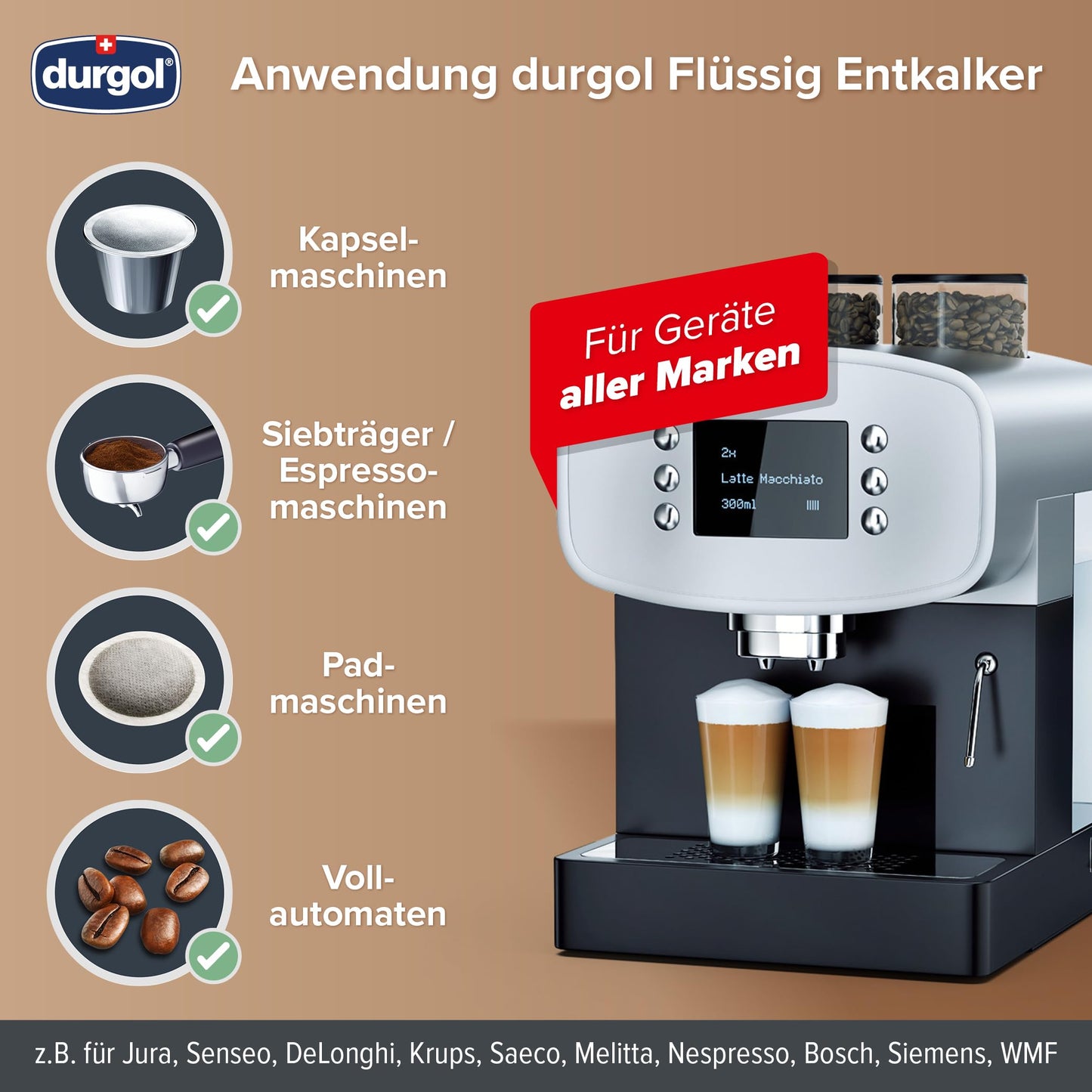 Detartrant special durgol swiss espresso - detartrant pentru cafetiere de toate tipurile