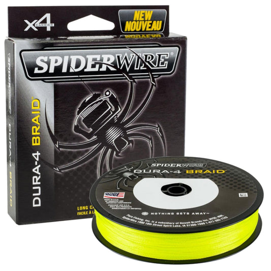 Fir impletit Spiderwire Dura-4, 300 m, galben, 99 lb/45 kg,