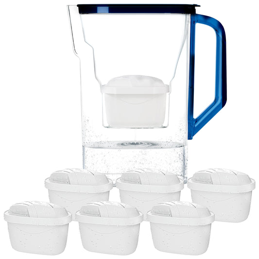 Wessper Carafa filtranta cu filtru, Carafa pentru usa de frigider