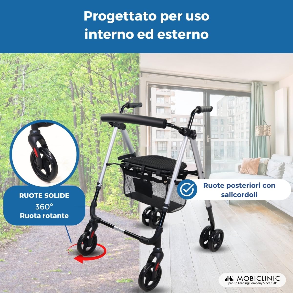 Mobiclinic®, Trombator pentru adulti, Pliabil, Uso