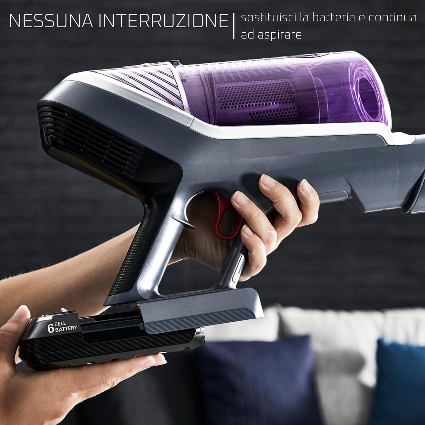 Baterie detasabila Rowenta ZR009700 22V pentru X-Force Flex 8.60, compatibila