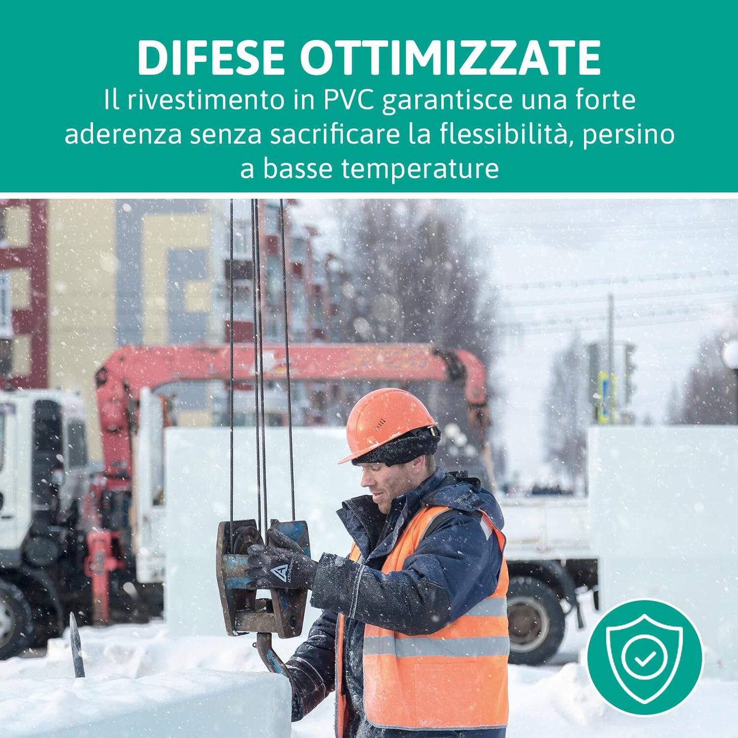 Manusi de lucru de iarna Ansell Activarmr 97-631, rezistenta termica