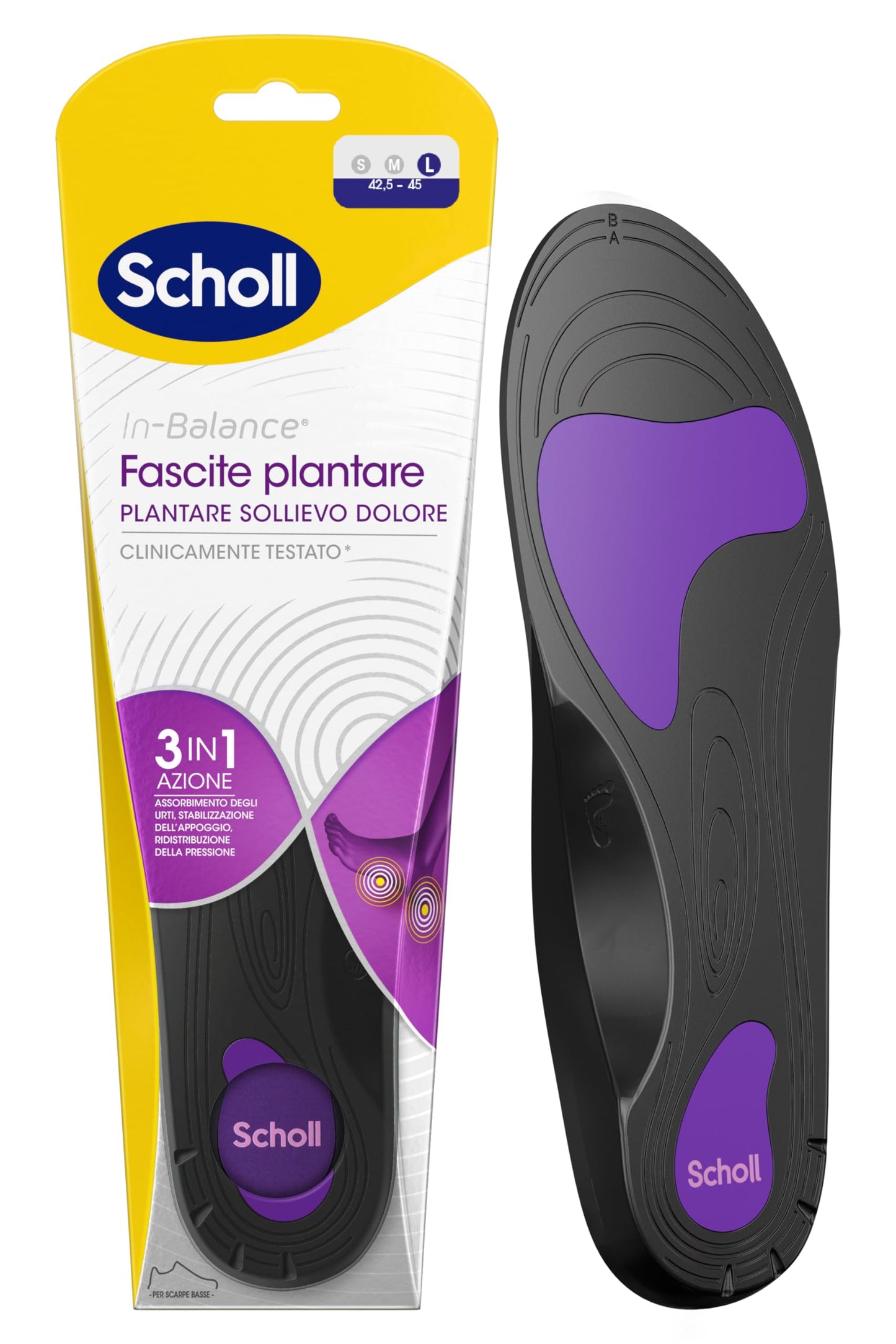 Branturi Scholl In-Balance pentru ameliorarea dure