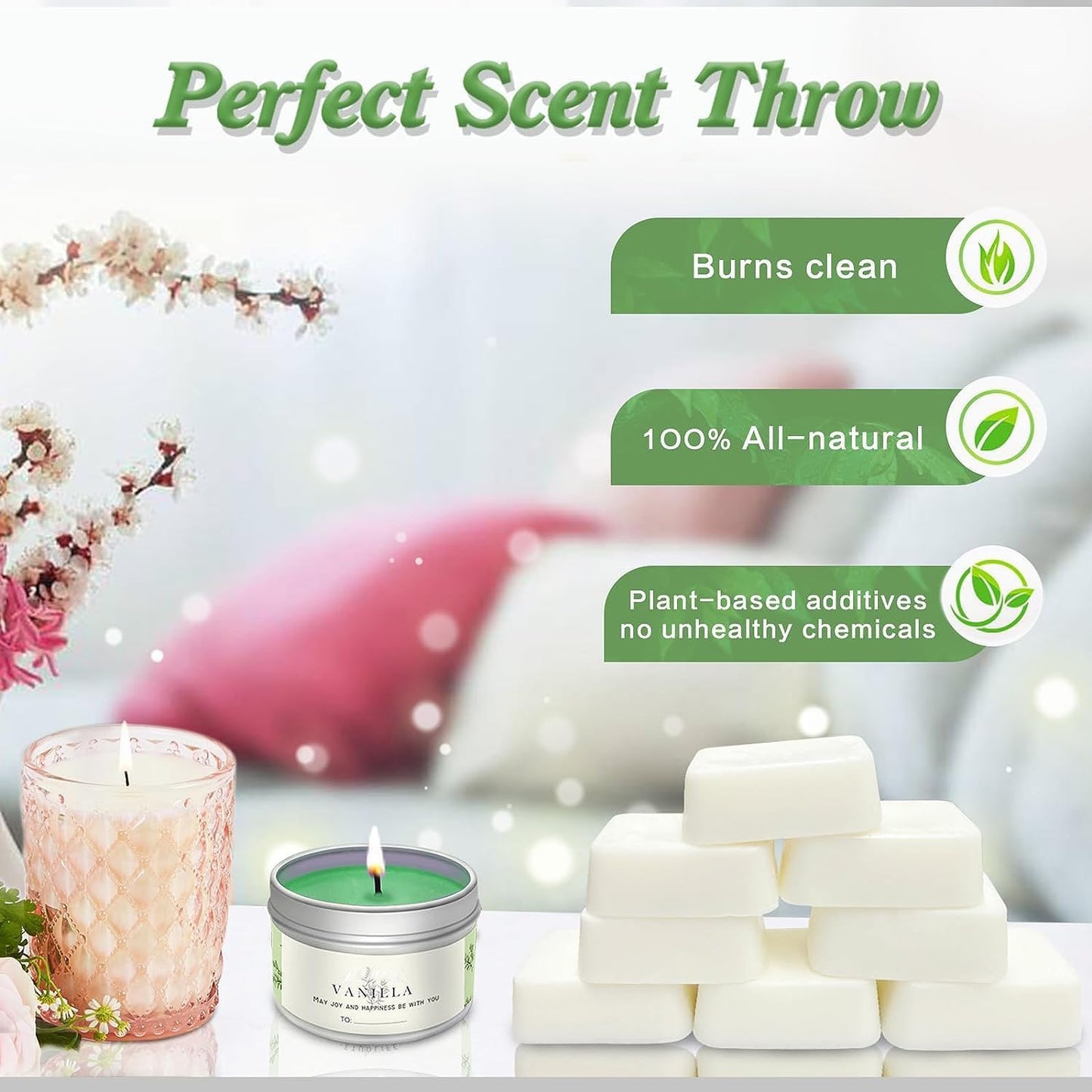 Kit DIY pentru confectionarea lumanarilor ETUOLIFE, pentru adulti, ceara de