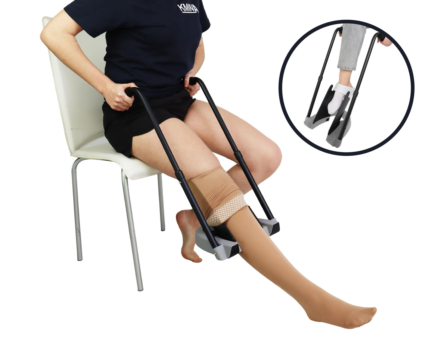 KMINA - Inserator de ciorapi de compresie si extra