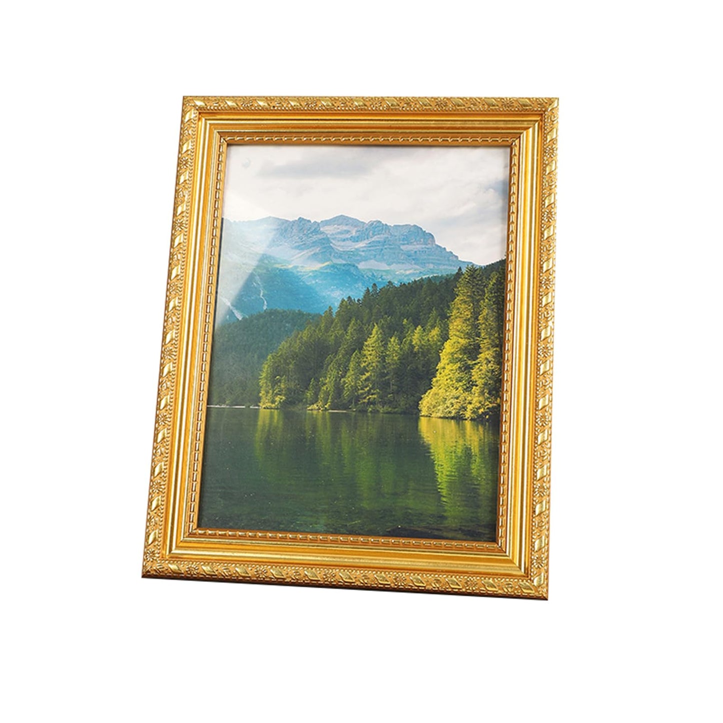 Rama foto A4, aurie, ornamentata, pentru fotografii, opere de arta