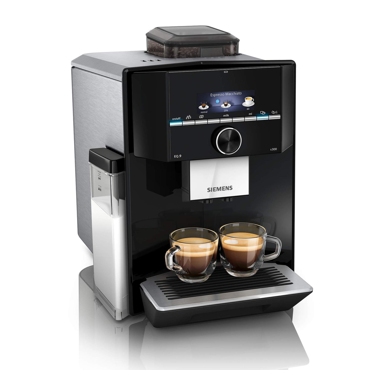 Aparat de cafea complet automat Siemens EQ.9 s300 TI923509DE, 10 profiluri individuale