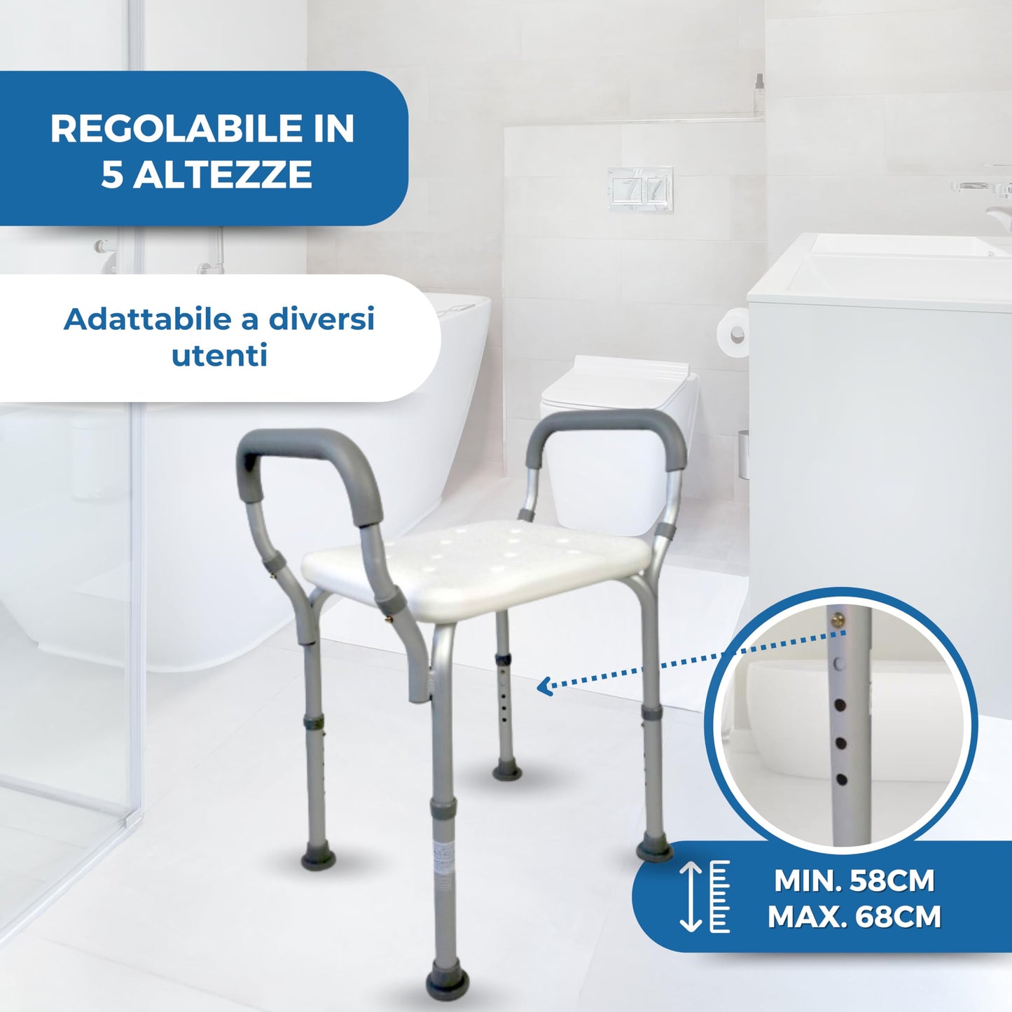 Mobiclinic, Scaun de dus, Acueducto, Marca europea