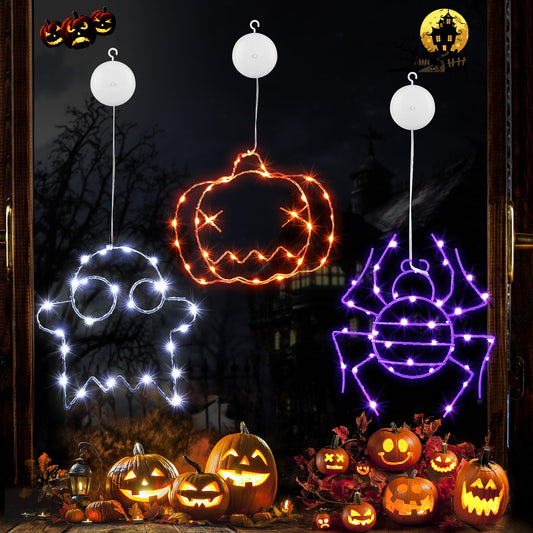 Joomer Decoratiune de Halloween pentru ferestre in aer liber, 3