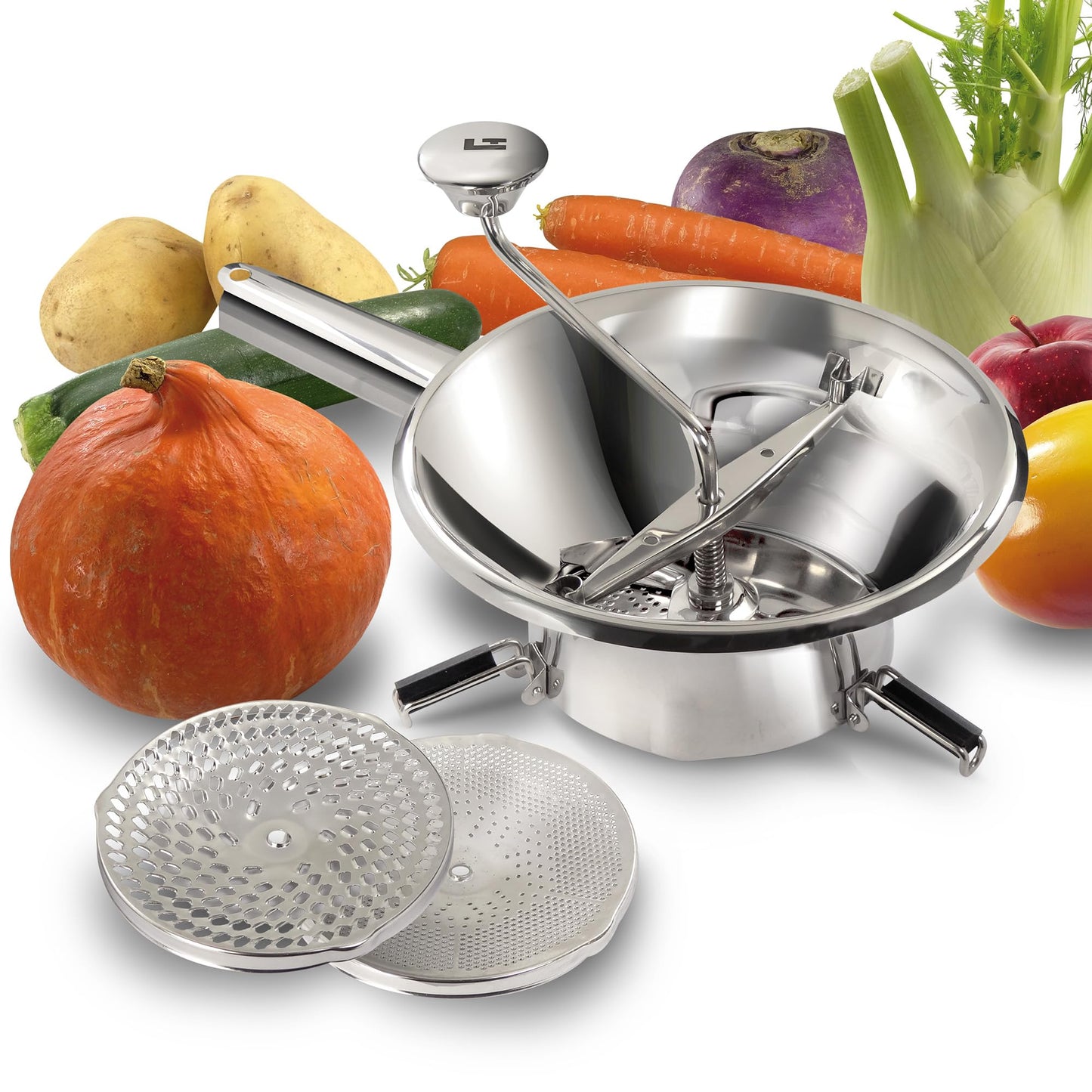 LA BONNE GRAINE - Moulin passe-légumes Ø 24 cm inox