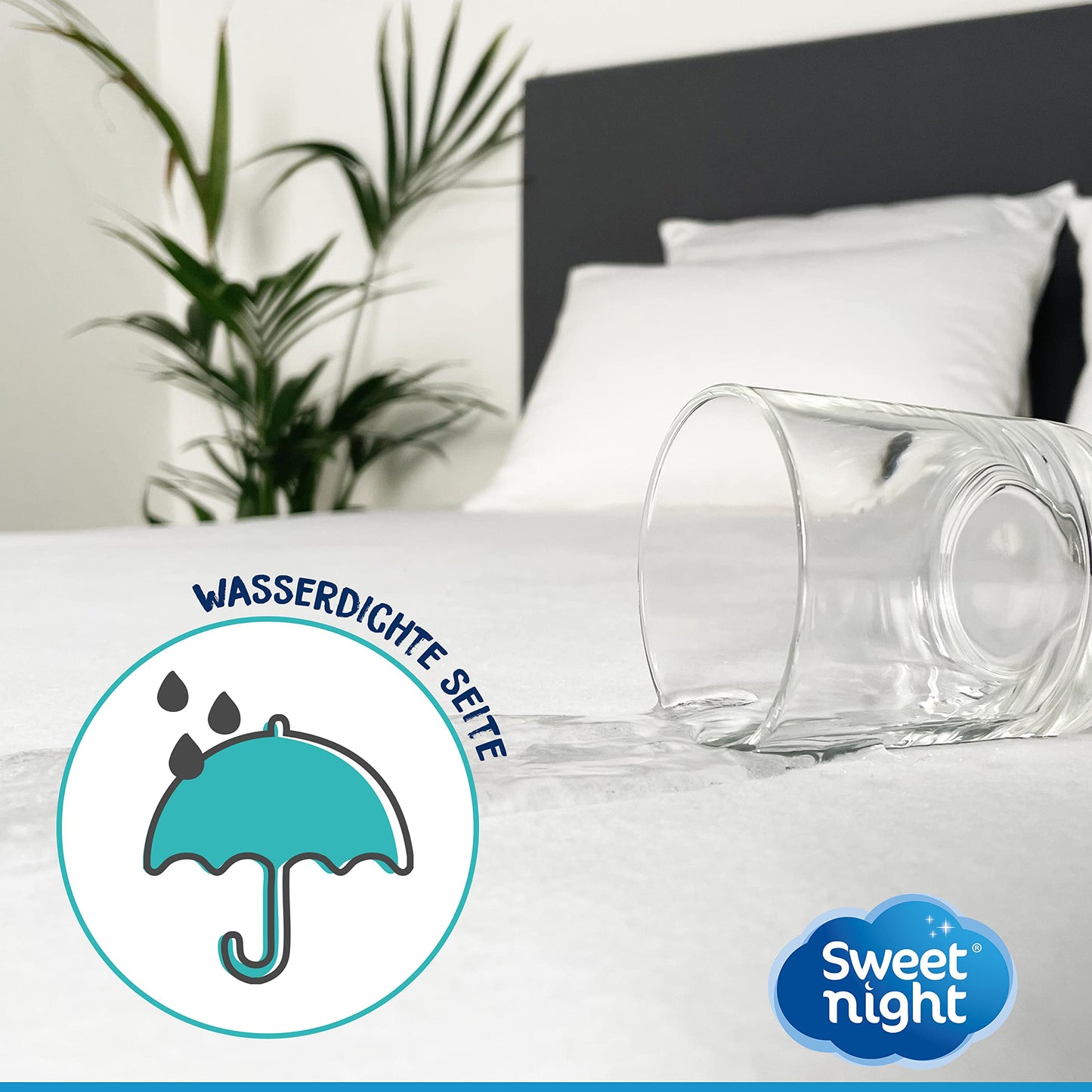 Protectie saltea Sweet Night 140x190 cm | Saltea impermeabila si