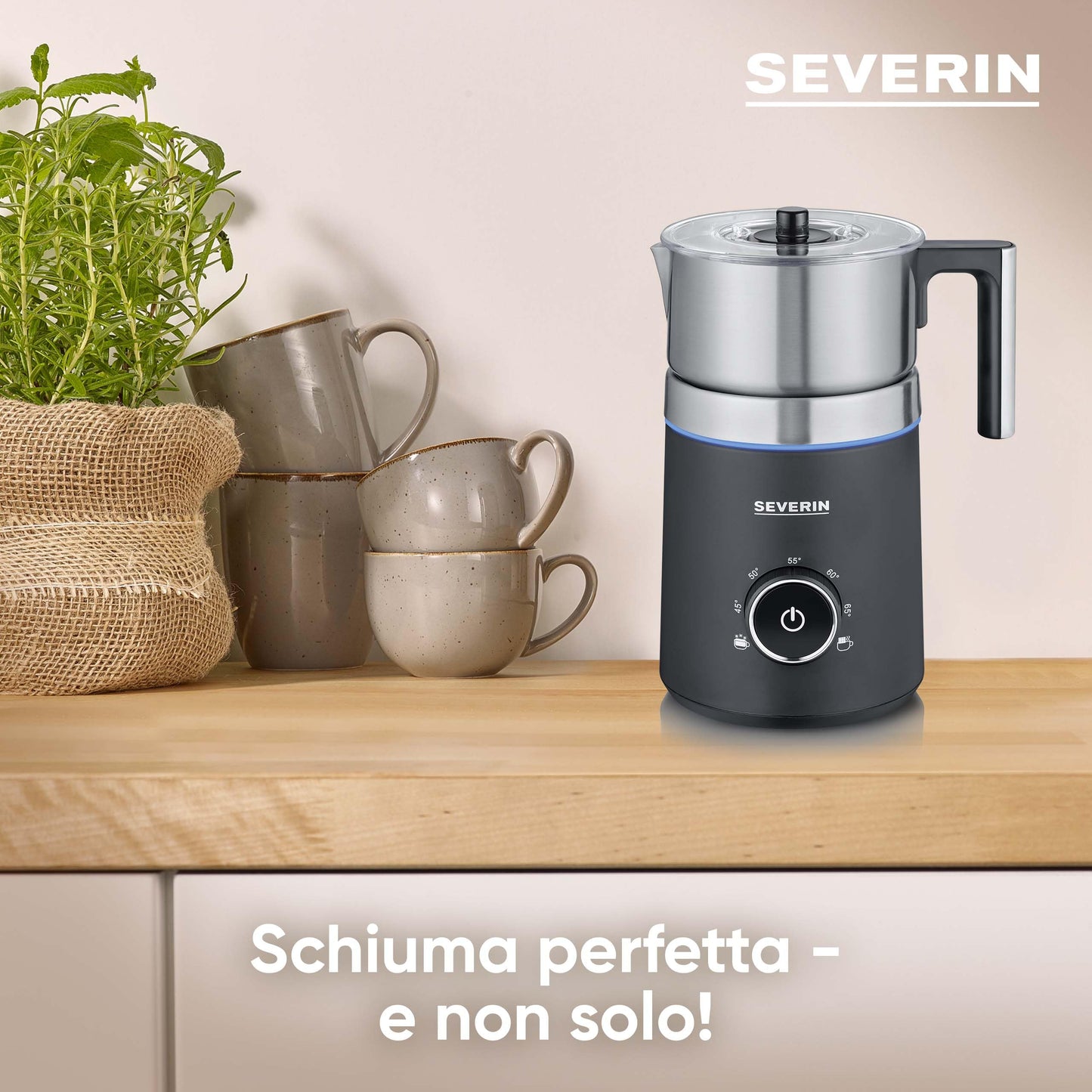 Spumator de lapte cu inductie patentat Severin, temperatura de la