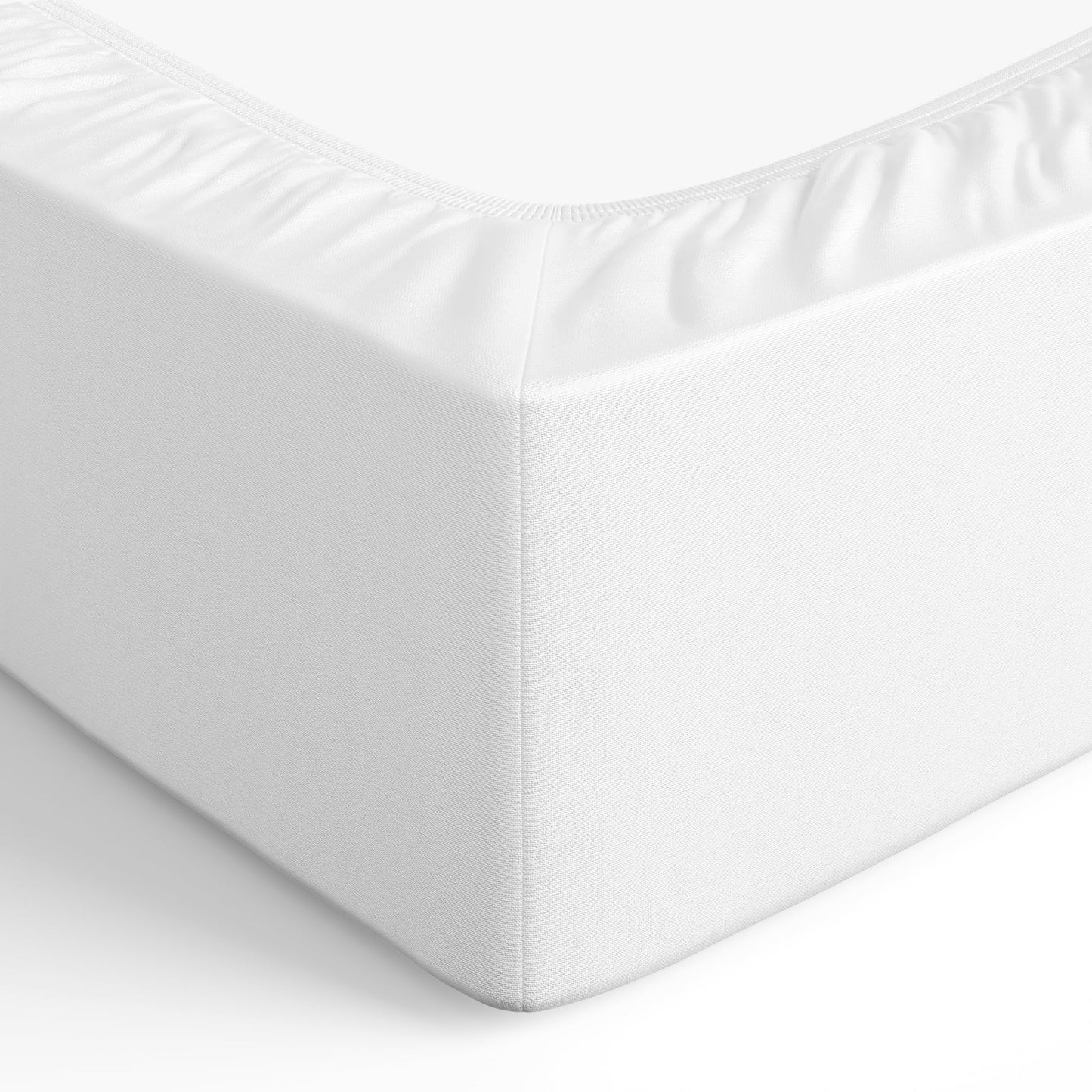 Cearsaf cu elastic Amazon Basics, 180 x 200 x 30