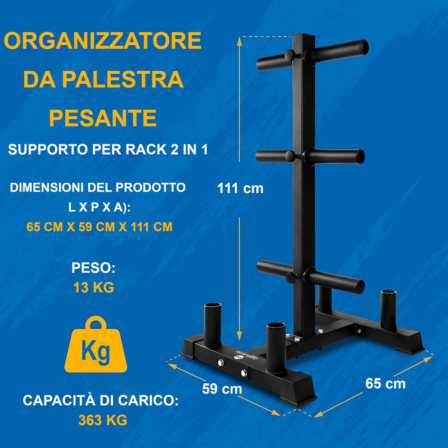 Suport de greutati SereneLife, capacitate de 367 kg, cadru rezistent